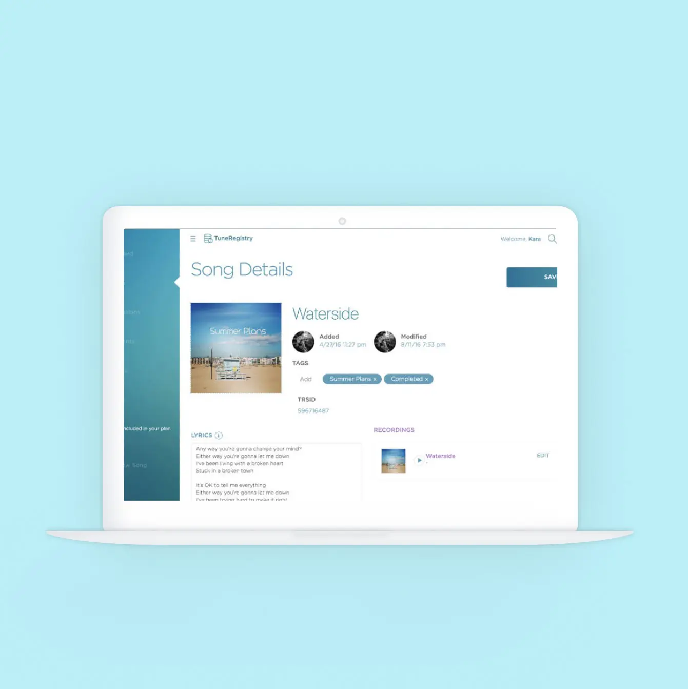 TuneRegistry